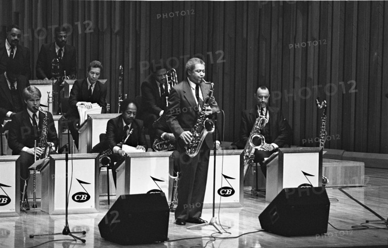 Frank Foster, Count Basie Orchestra, Barbican, London, 1986. Creator: Brian O'Connor.
