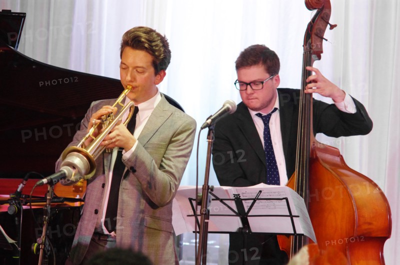 Freddie Gavita and Conor Chaplin, Watermill Jazz Club, Dorking Surrey, 24 Sept 2019. Creator: Brian O'Connor.