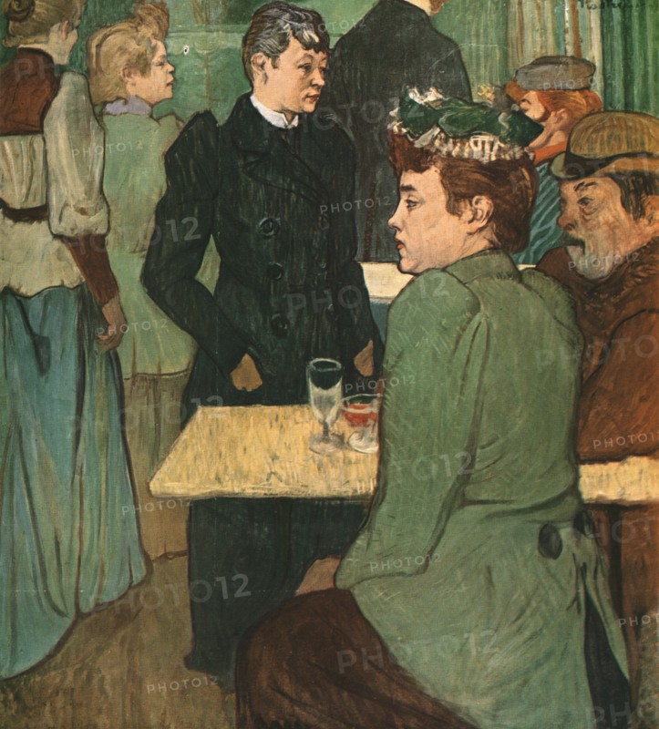 'A Corner of the Moulin de la Galette', 1892, (1952).  Creator: Henri de Toulouse-Lautrec.