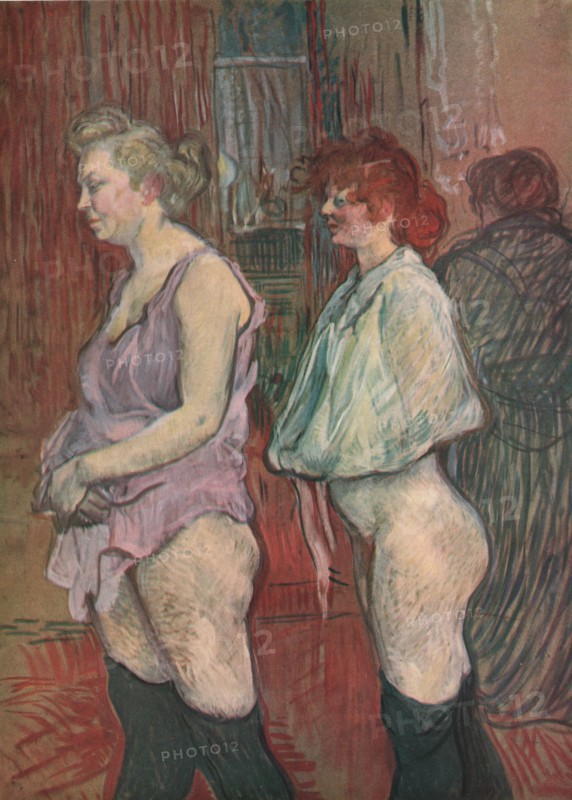 'Rue des Moulins', 1894, (1952).  Creator: Henri de Toulouse-Lautrec.