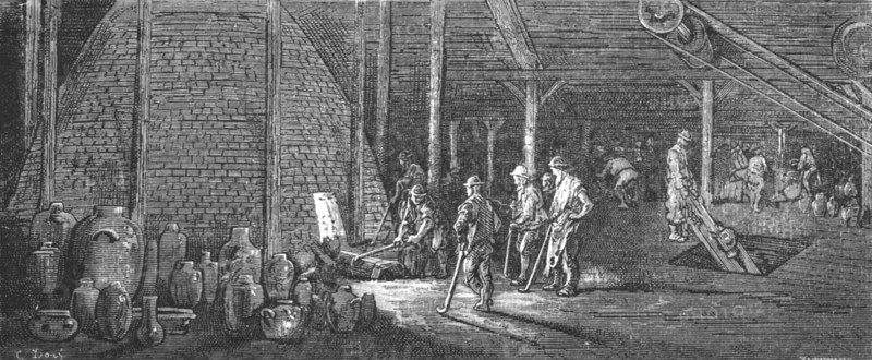 'Lambeth Potteries', 1872.  Creator: Gustave Doré.