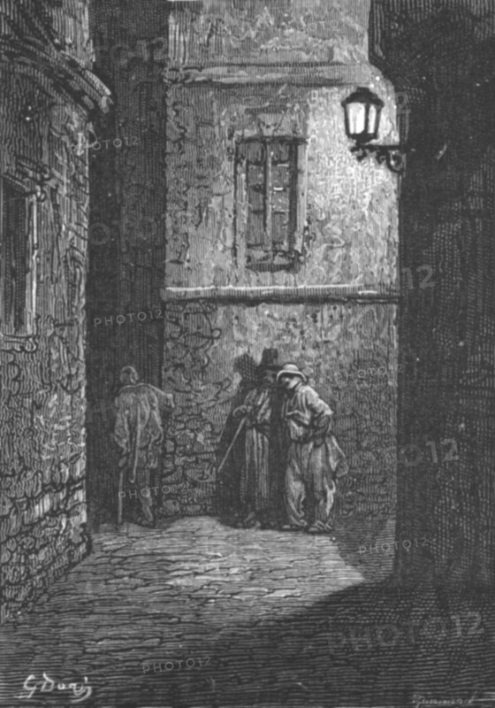 'Whitechapel - A Shady Place', 1872.  Creator: Gustave Doré.
