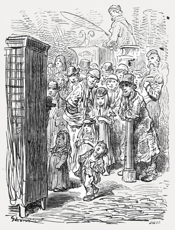 'Punch and Judy', 1872.  Creator: Gustave Doré.