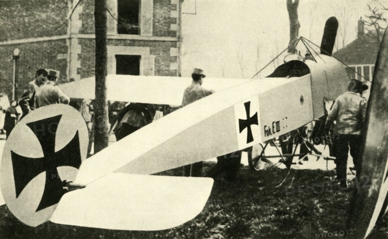 Captured German Fokker plane, First World War, 1915-1916, (c1920). Creator: Unknown.