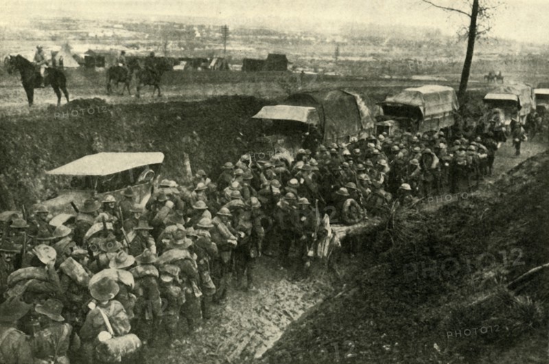 ANZAC soldiers on the Western Front in northern France, First World War, 1916, (c1920). Creator: Unknown.