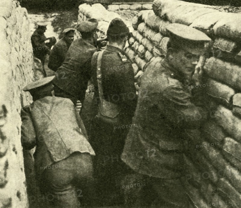 Canadian soldiers on the Western Front, First World War, c1916, (c1920).  Creator: Unknown.