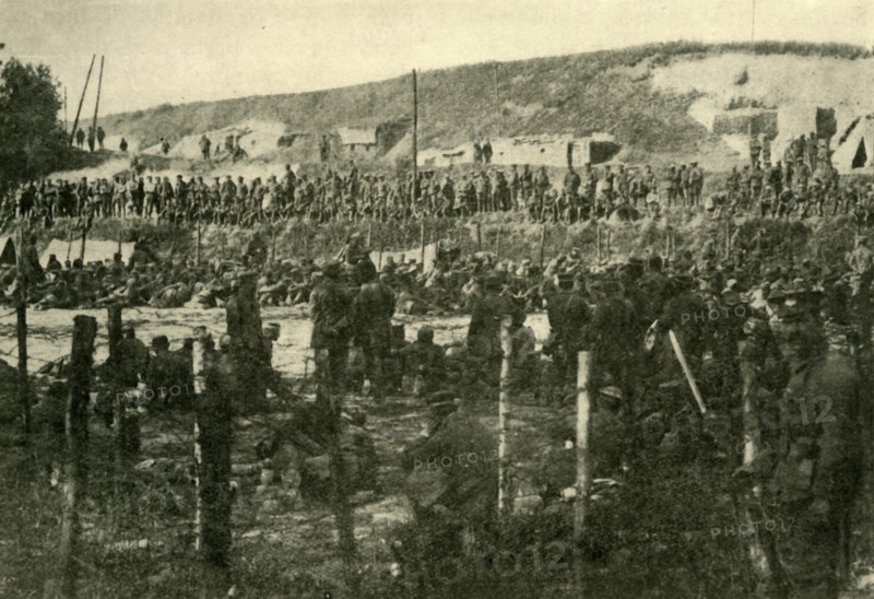 German prisoners of war, northern France, First World War, c1916, (c1920). Creator: Unknown.