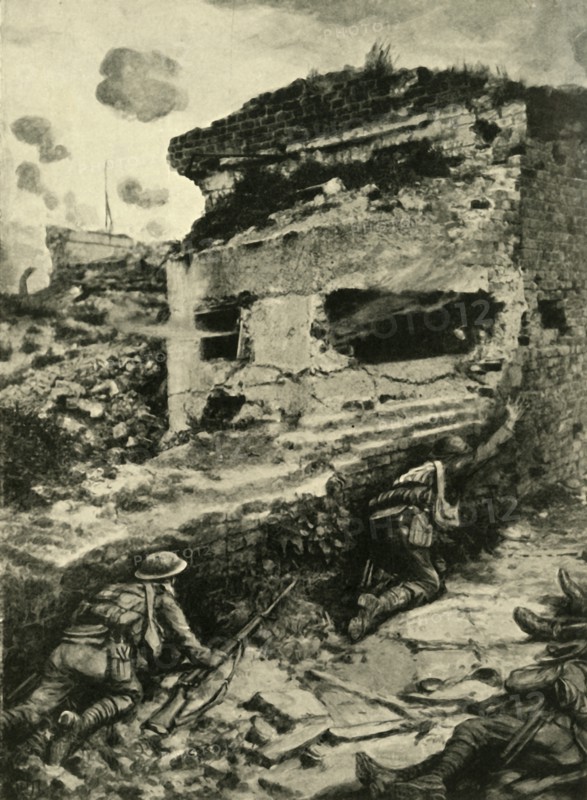 'The Enemy's New Defence System in 1917...', (c1920). Creator: Unknown.