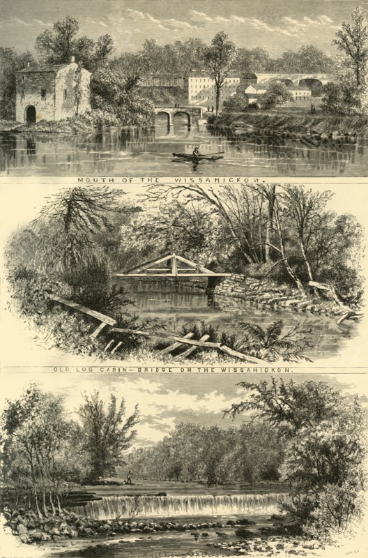 'Scenes on the Wissahickon', 1874.  Creator: John J. Harley.