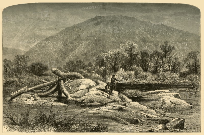 'Mount Chesterfield', 1874.  Creator: W.H. Morse.