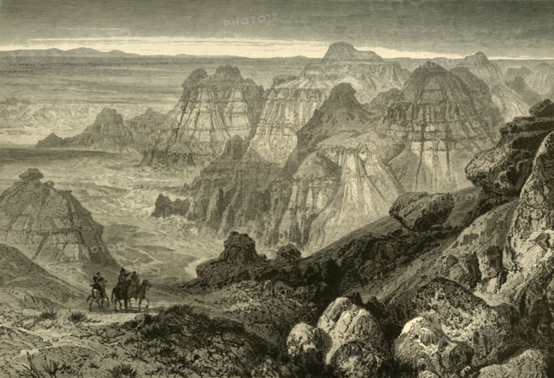 'Terres Mauvaises, Utah', 1874.  Creator: John Filmer.