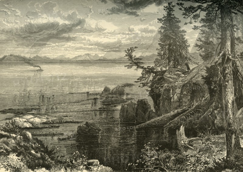'Lake Tahoe', 1874.  Creator: John Karst.