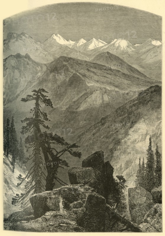 'Summit of the Sierras', 1874.  Creator: W. Roberts.