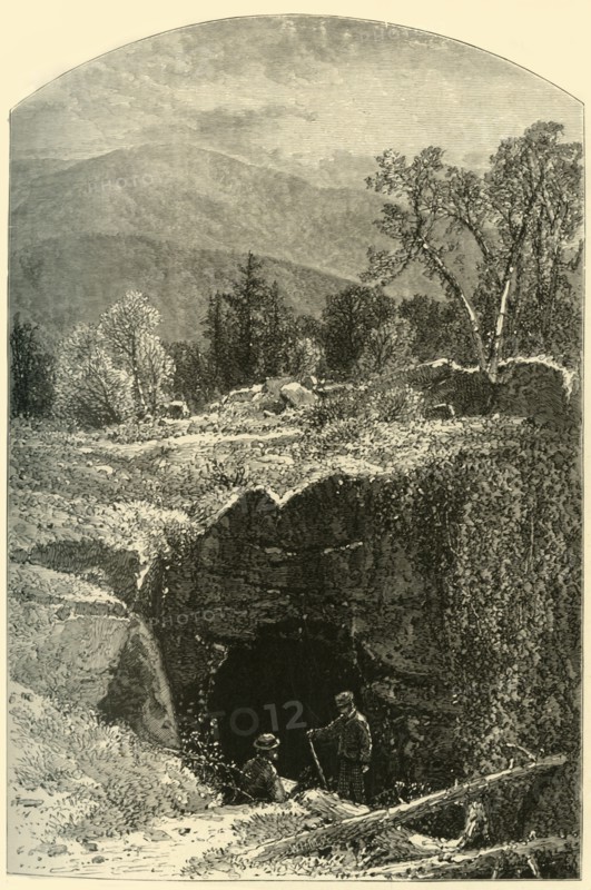 'Natural Bridge, North Adams', 1874. Creator: W.H. Morse.