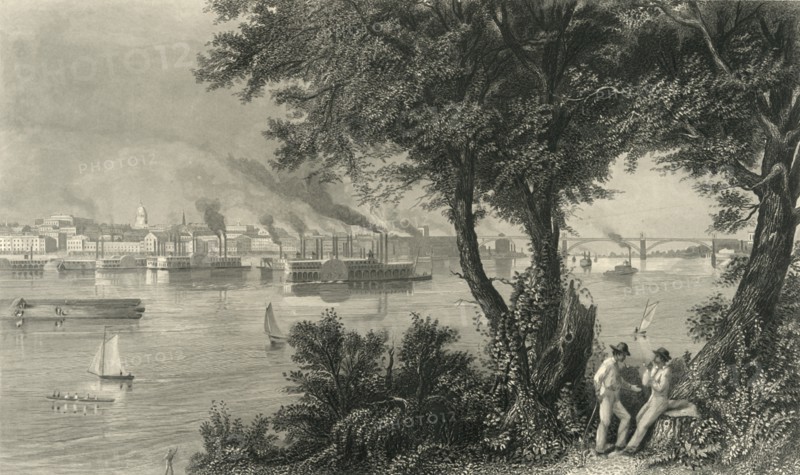 'City of St. Louis', 1874.  Creator: Robert Hinshelwood.