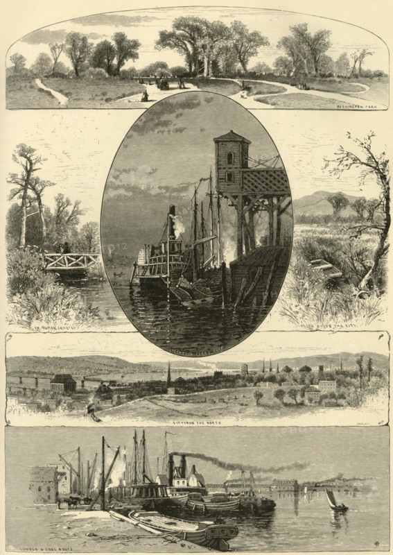 'Scenes in and around Albany', 1874.  Creator: John J. Harley.