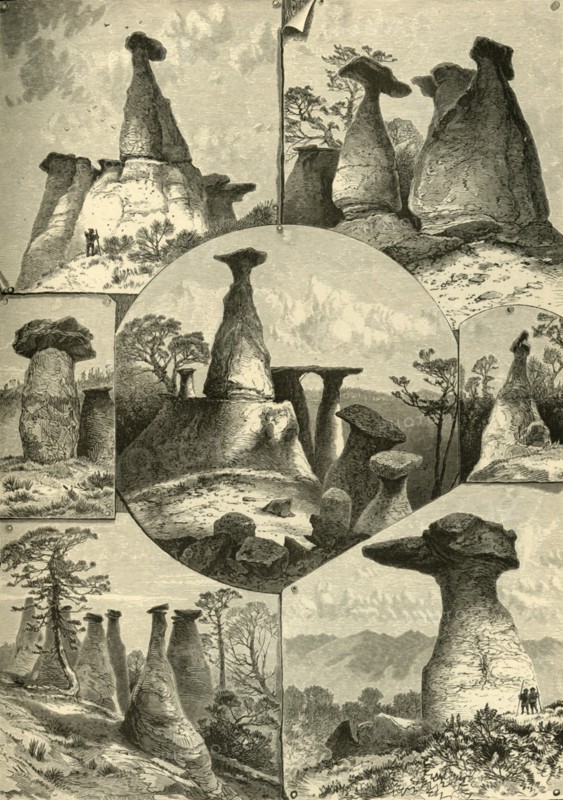 'Eroded Sandstones, Monument Park', 1874.  Creator: James H. Richardson.