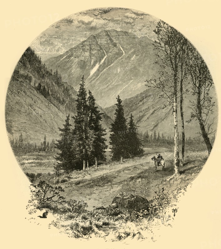 'Teocalli Mountain', 1874.  Creator: J. G. Smithwick.