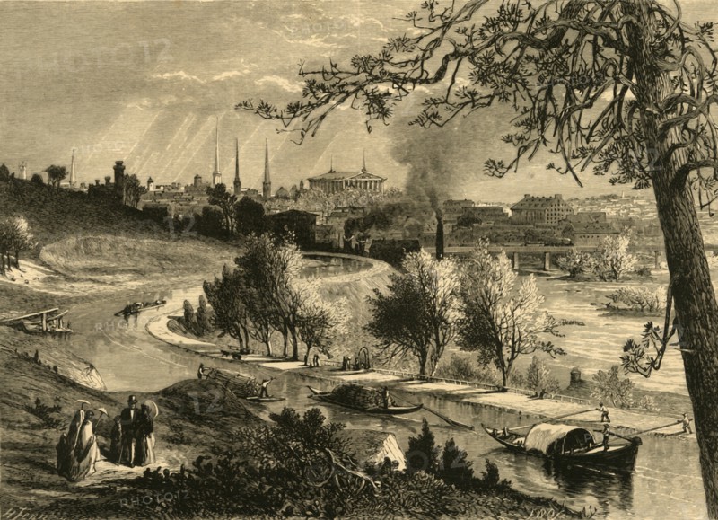 'Richmond from Hollywood', 1872. Creator: Frederick William Quartley.