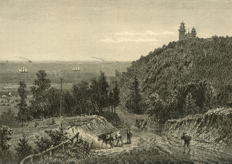 'Beacon Hill, Neversink Highlands', 1872.  Creator: John Filmer.