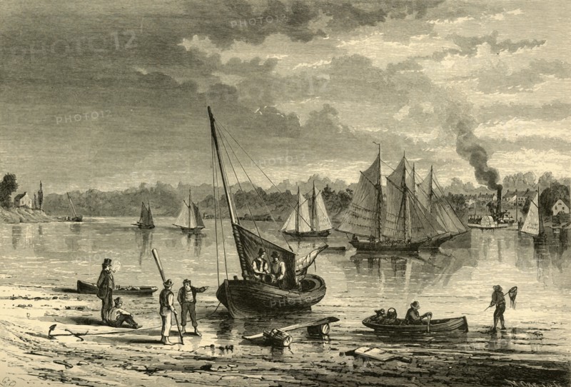 'At Red Bank', 1872.  Creator: Nathaniel Orr.