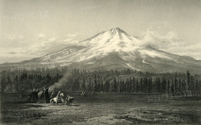 'Mount Shasta', 1872.  Creator: Edward Paxman Brandard.