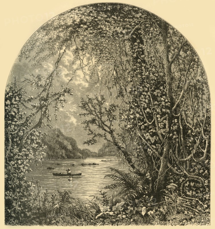 'The Potomac above Harper's Ferry', c1870. Creator: John J. Harley.