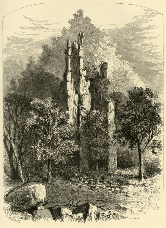'Chimney Rocks', 1872.  Creator: William Ludwell Sheppard.