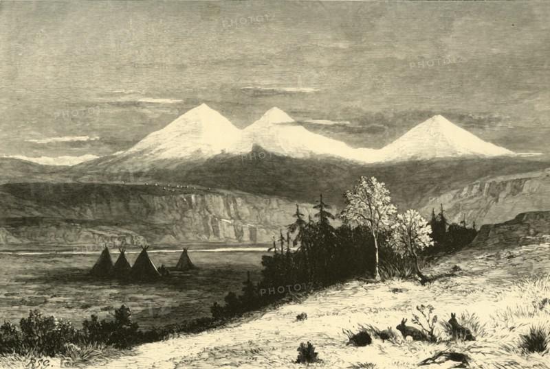 'The Three Sisters', 1872.  Creator: W. J. Linton.