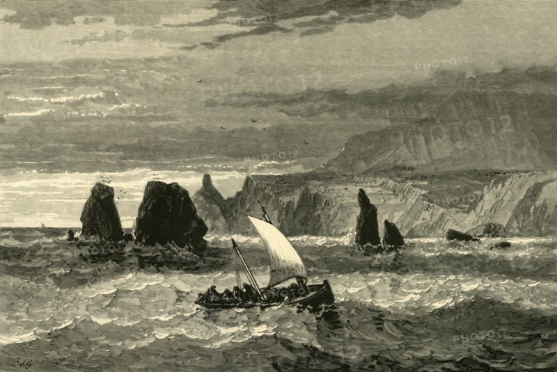 'Scene at the Mouth of Russian River', 1872.  Creator: John Filmer.