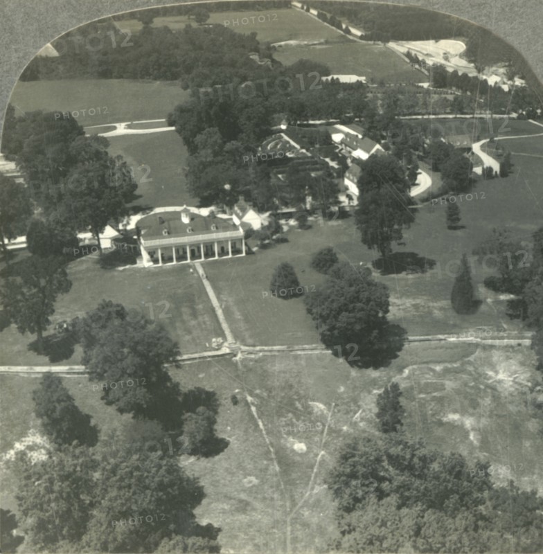 'A Nation's Shrine from the Air - Home of Washington, Founder of the Republic, Mt. Vernon, Va.', c19 Creator: Unknown.