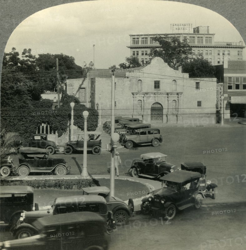'The Famous Alamo Mission, San Antonio, Texas', c1930s. Creator: Unknown.