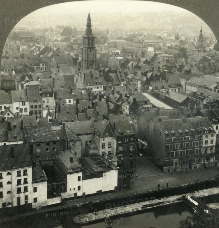 'Namur, Belgium, from the Fortress Hill', c1930s. Creator: Unknown.