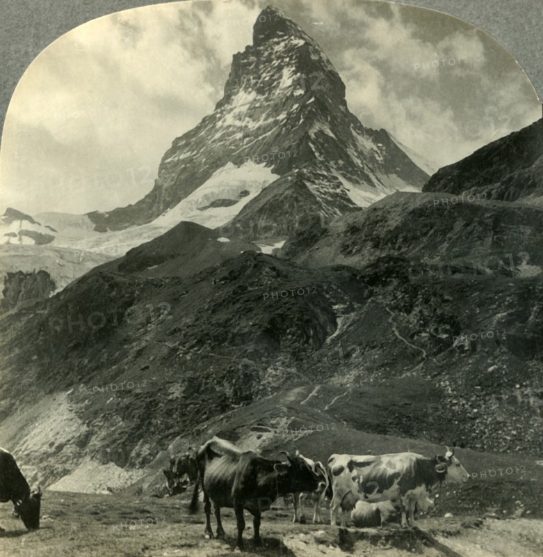 'The Majestic Pyramid of the Alps, the Matterhorn, Switzerland', c1930s. Creator: Unknown.