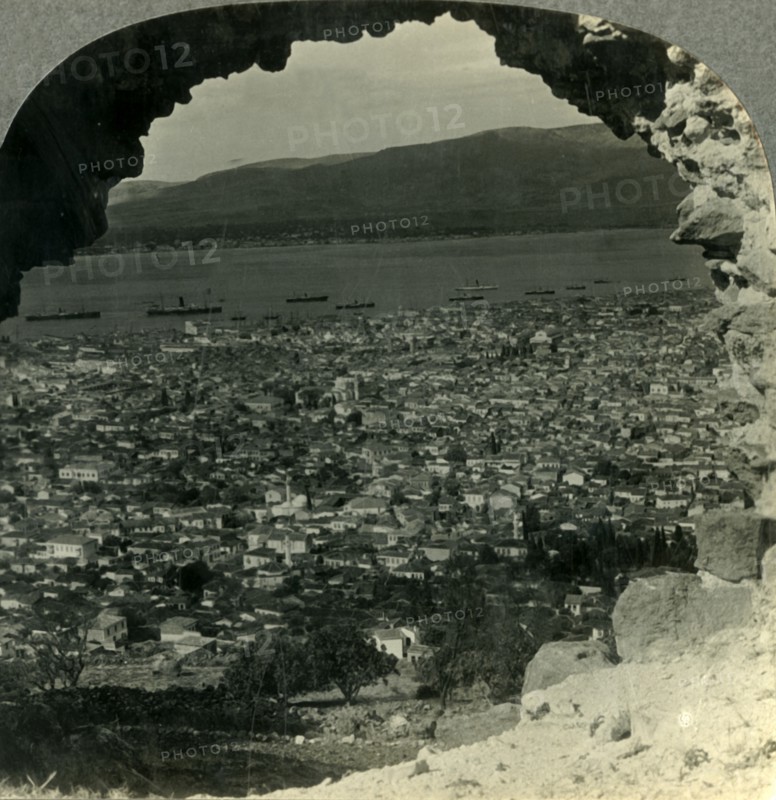'Izmir (Smyrna), the Chief City of Asiatic Turkey, and Its Harbor', c1930s. Creator: Unknown.