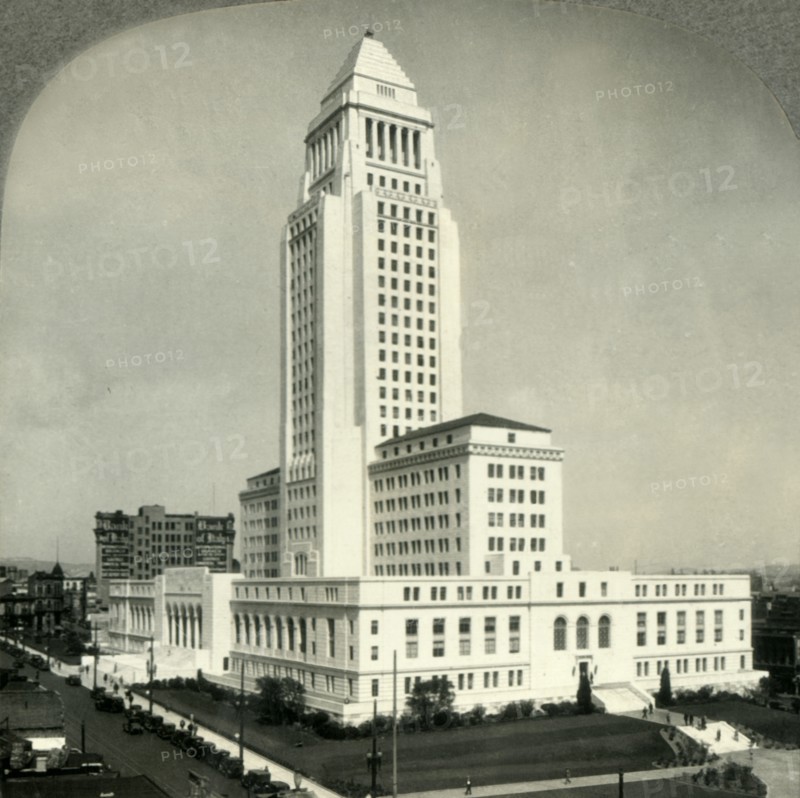 'One of the Finest Municipal Bildings in the World - City Hall, Los Angeles, Calif.', c1930s. Creator: Unknown.