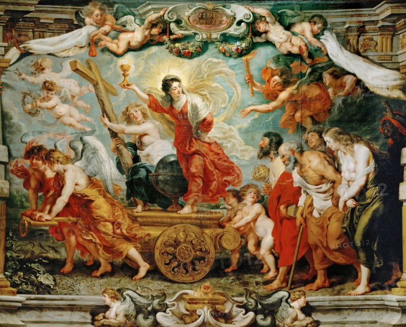 Triumph of Faith. (Allegory of the victory of Catholic faith over the Reformation). Creator: Rubens, Pieter Paul (1577-1640).