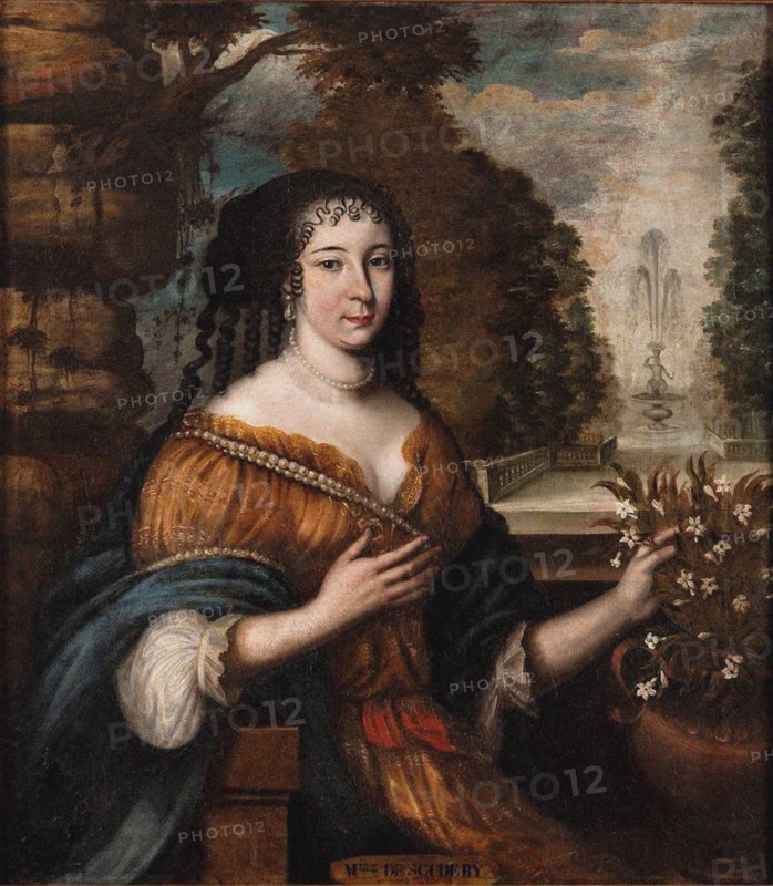 Portrait of Madeleine de Scudéry (1607-1701), 17th century. Creator: Anonymous.