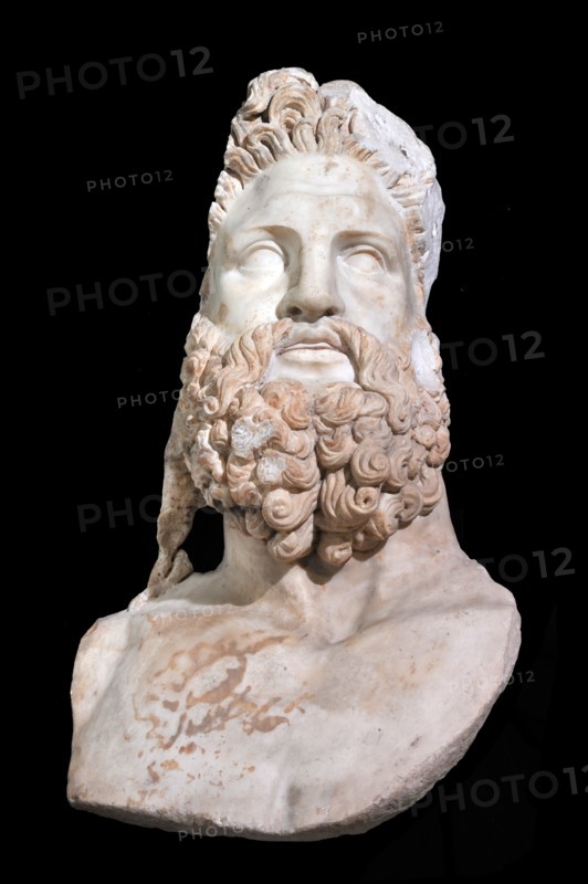 Bust of Jupiter, 1st century. Creator: Art of Ancient Rome, Classical sculpture  .