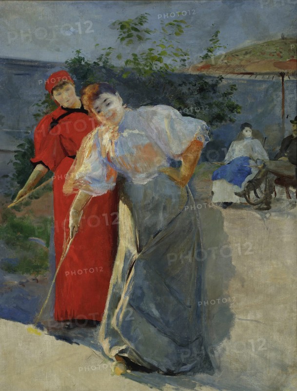 The Game of croquet, 1892-1895. Creator: Wyczolkowski, Leon (1852-1936).