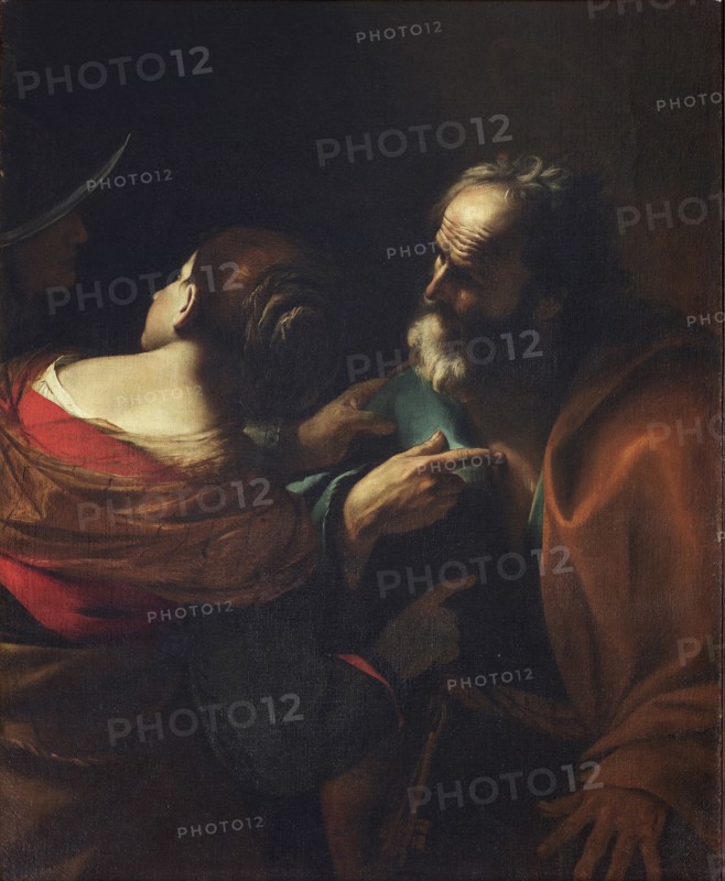 The Denial of Saint Peter, ca 1637-1640. Creator: Preti, Mattia (1613-1699).