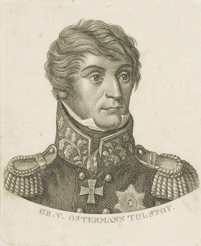 Portrait of Count Alexander Ivanovich Ostermann-Tolstoy (1772-1857), c. 1800. Creator: Anonymous.