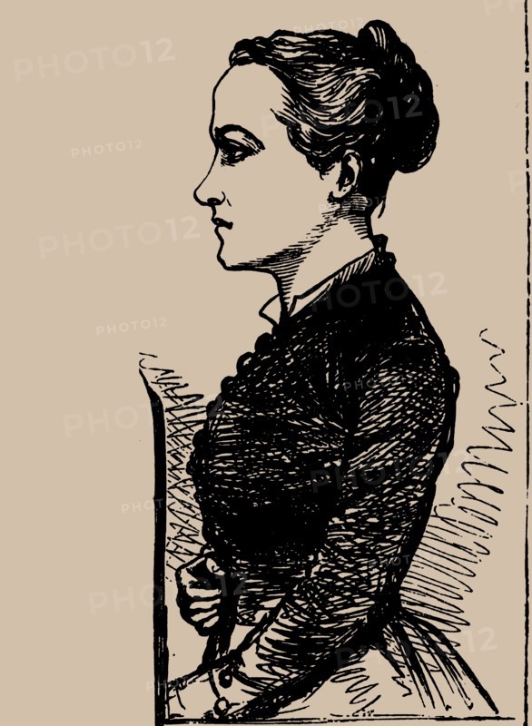 Sophia Perovskaya before the Court, 1881. Creator: Anonymous.