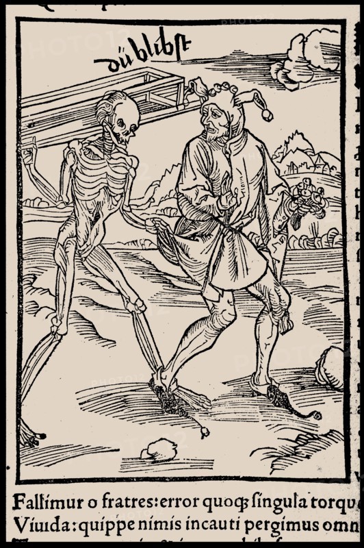 Illustration to the book "Ship of Fools" by Sebastian Brant, 1497. Creator: Anonymous.