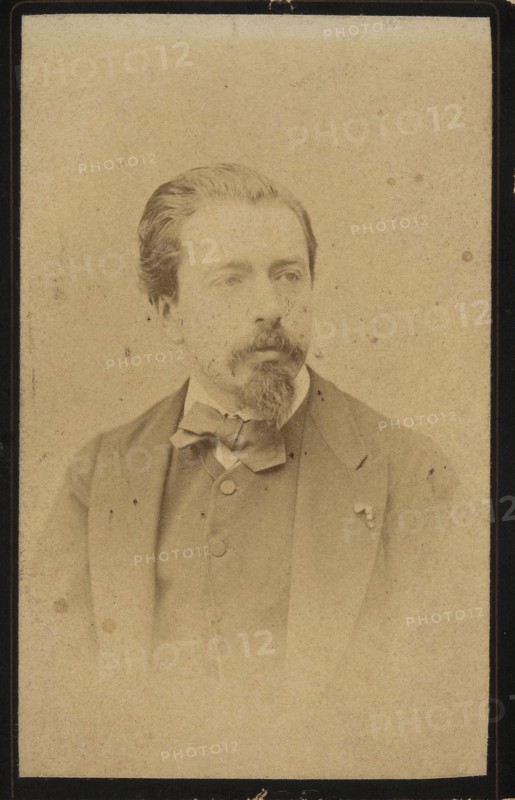 Portrait of the violinist and composer Henryk Wieniawski (1835-1880). Creator: Mieczkowski, Jan (1830-1889).