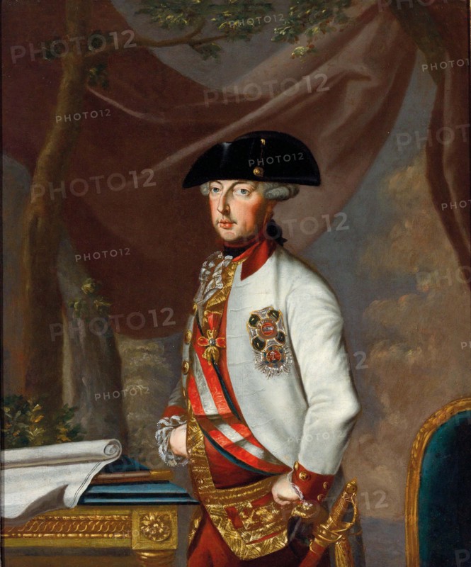 Portrait of Emperor Joseph II (1741-1790), ca 1770. Creator: Anonymous.