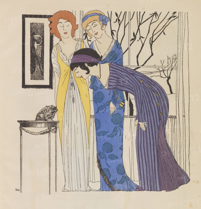 Les Robes des Paul Poiret, 1908. Creator: Iribe, Paul (1883-1935).