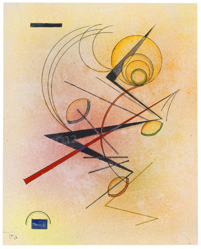 Kleines Warm, 1928. Creator: Kandinsky, Wassily Vasilyevich (1866-1944).