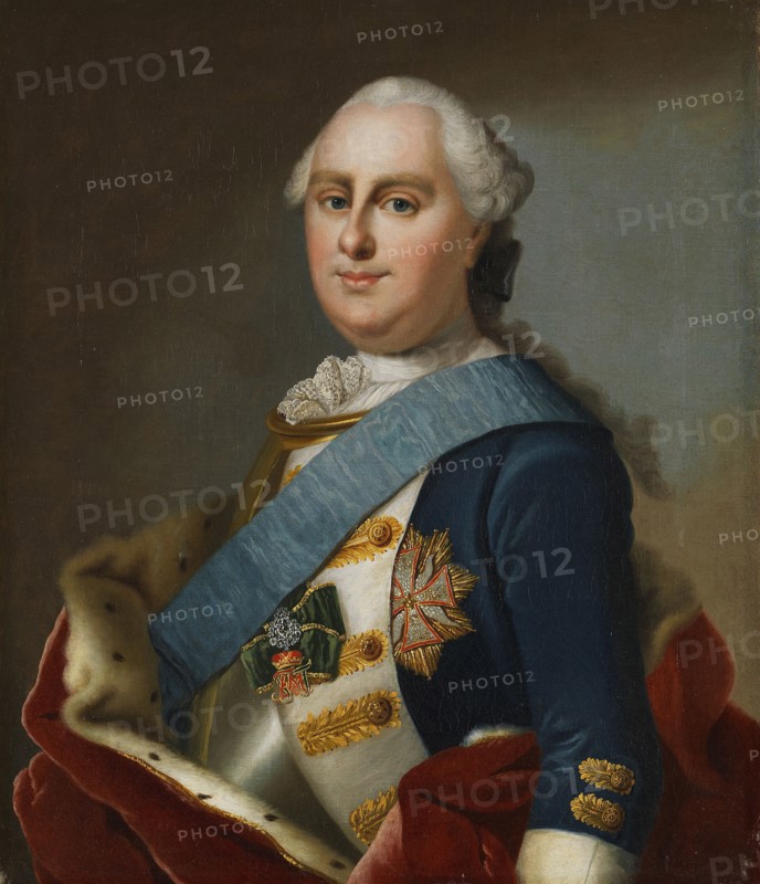 Portrait of Prince George William of Hesse-Darmstadt (1722-1782), ca 1760. Creator: Fiedler, Johann Christian (1697-1765).
