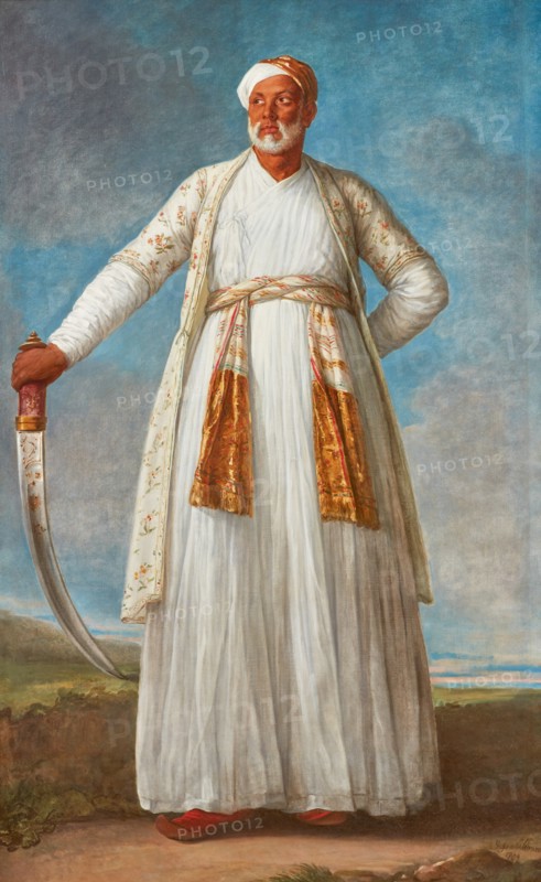 Portrait of Muhammad Dervish Khan, ambassador to the French court sent by Tipu Sultan  , 1788. Creator: Vigée Le Brun, Louise Élisabeth (1755-1842).